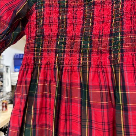 Nicole Miller Red and Green Plaid Dress Ralph Lauren Christmas - Picture 2 of 3